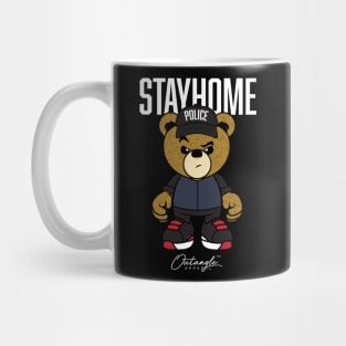 stay home, pandemic tee Mug